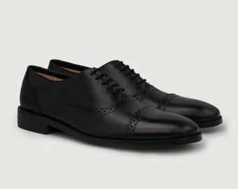 Handgefertigte neue Herren-formelle Oxford-Lederschuhe | Business Schuhe für Männer | Handgefertigte Elegante Schuhe Auf Bestellung