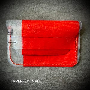 Upcycled Plastic Card Holder – Handmade Wallet from Recycled Bags | ImperfectMade