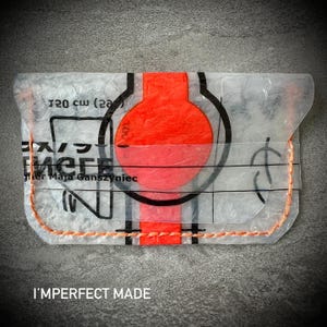 Upcycled Plastic Card Holder – Handmade Wallet from Recycled Bags | ImperfectMade