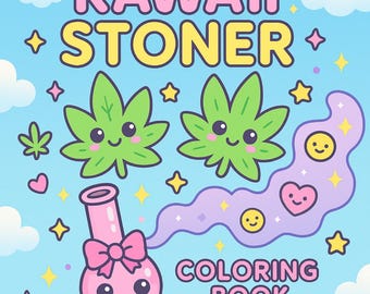 Kawaii-Malbuch für Erwachsene | 24 süße Ausmalbilder für Mädchen | Gemütliches, entspannendes PDF zum Ausdrucken | Sofort-Download