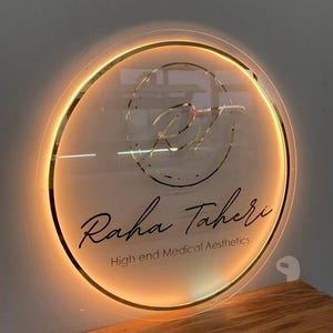 Custom Acrylic Sign,Acrylic Beauty Salon Sign,Backlit Logo Sign, Neon Acrylic Sign,Custom Salon Sign,Aesthetic Clinic Sign,Acrylic Wall Sign
