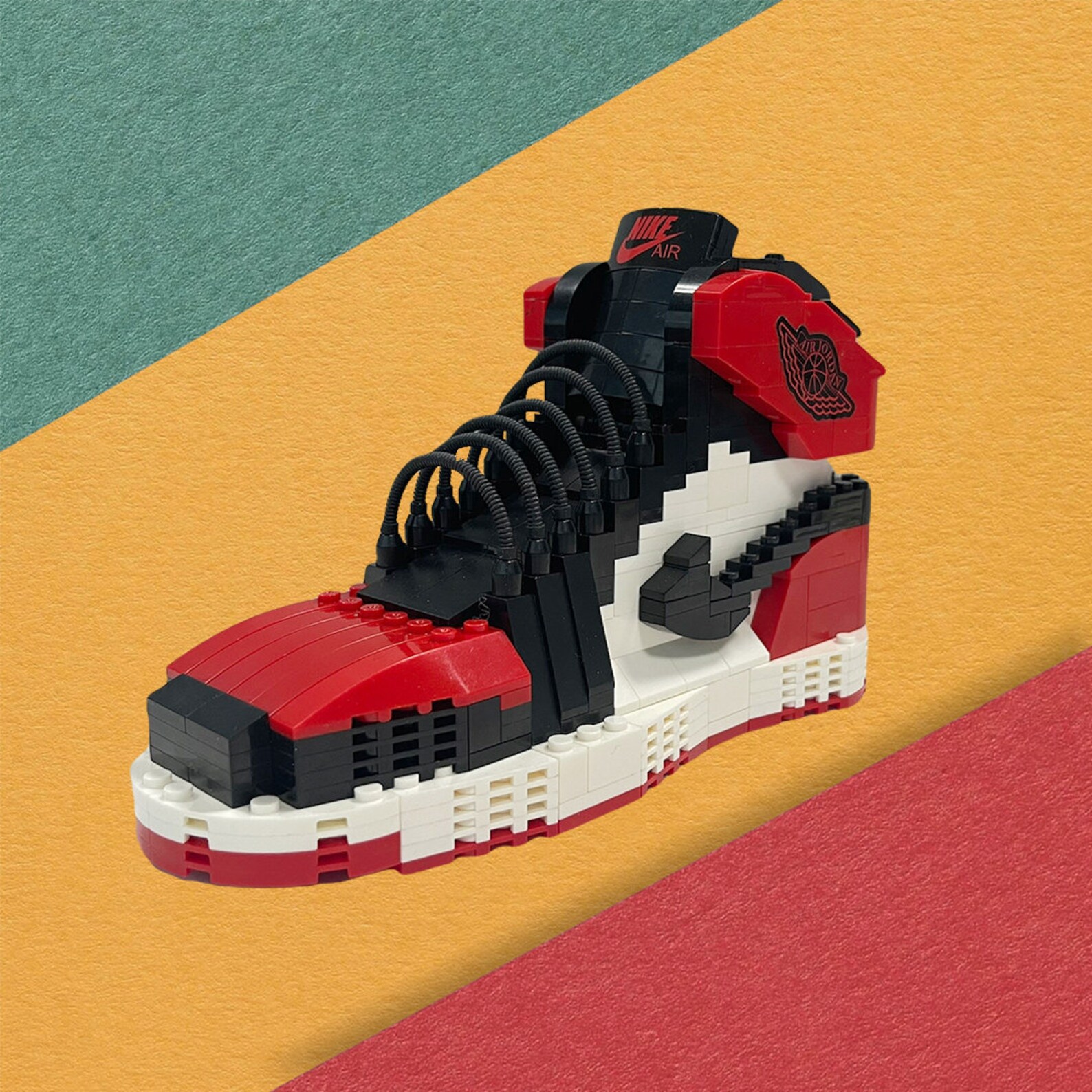 Sneaker Building Bricks Bricks MOC Plastic Bricks AJ Etsy