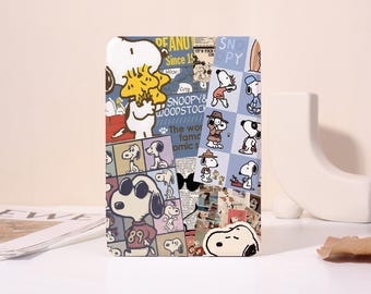 Cartoon Collage Customizable Case For Kobo Clara Color,Kobo Libra Color,Paperwhite 11 12th,Kindle 2024,Kindle 12th,Kindle Colorsoft,Strap