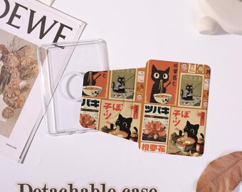 Japanse collage magnetische afneembare Kindle-hoes voor Paperwhite 5/6/7/10/11/12 Kindle 8/10/11/12, magSafe heldere achterkant, gepersonaliseerde hoes