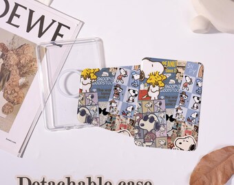 Cartoon Hund Magnetische abnehmbare Kindle Hülle für Paperwhite 5/6/7/10/11/12 Kindle 8/10/11/12, MagSafe klare rückseitige Abdeckung, personalisierte Abdeckung