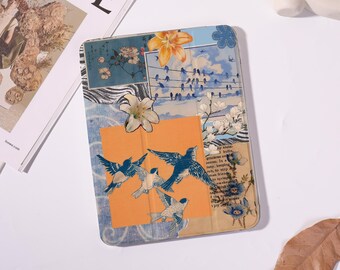 Retro Collage iPad Case For iPad Pro 2025/2024 13" 11",iPad Air 7/6/ 11" 13",iPad Mini 7/6/ 8.3",iPad 8/9/10,iPad A16,Customizable Cover