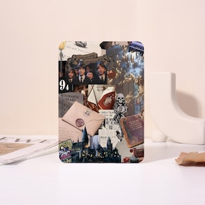 Harry Potter anpassningsbart fodral för Kobo Clara Color, Kobo Libra Color, Paperwhite 11 12th, Kindle 2024, Kindle 12th, Kindle Colorsoft, rem