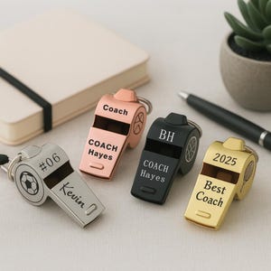 Personalized Whistle,Personalized Sport Gift for Coach,Teacher Appreciation Gifts for Coach,Christmas Gifts,Gift for Basketball Coach