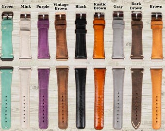 Genuine Leather Fitbit Versa 4 3 2 Bands unisex Sense 2 strap men women