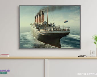 Titanic Printable Poster: Movie Lovers Gift Film Poster