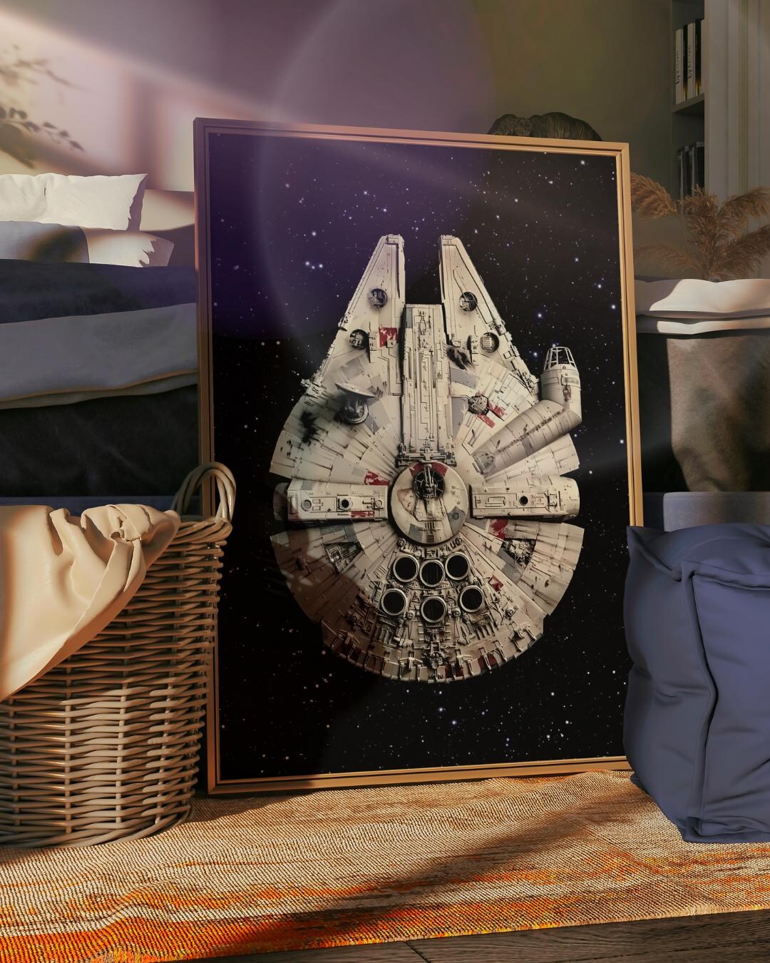 Star Wars Millennium Falcon Printable Poster (digital Download) - Etsy ...