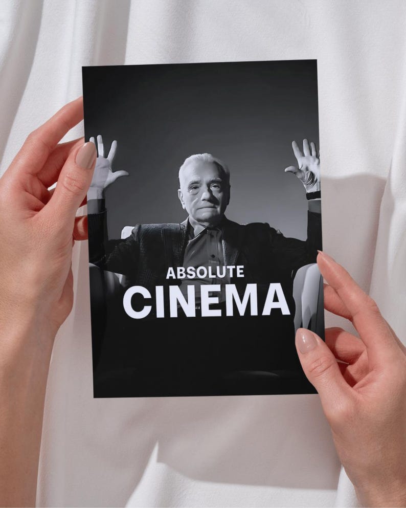 Martin Scorsese 'absolute Cinema' Poster: Cinephile Wall Art (digital ...