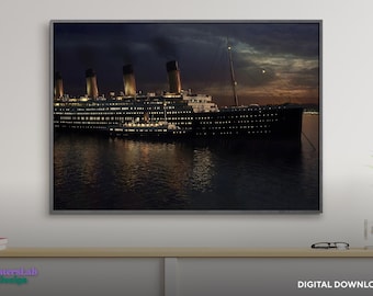 Titanic Printable Poster: Movie Lovers Gift Film Poster