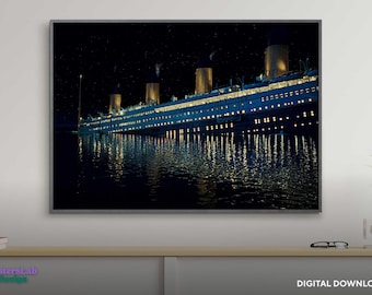 Titanic Printable Poster: Movie Lovers Gift Film Poster (Digital Download)