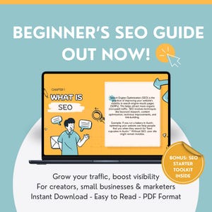 SEO Guide for Beginners + Free Toolkit | 28-Page SEO  | eBook Learn SEO Step-by-Step
