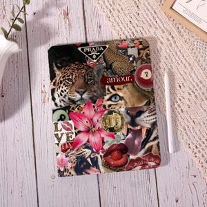 Custodia per iPad con motivo leopardato per iPad A16, iPad Pro 2024 2025, iPad Mini 6/7, iPad Air 7/6/5, iPad 10/9/8/7, 11" 13", regali personalizzati