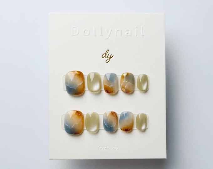 Lime Glass Dew | Press on nails