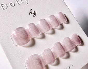 Oxygen Pink Glow | Press on nails