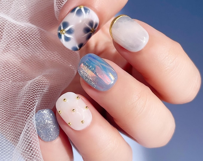 Nebula Bloom | Press on nails
