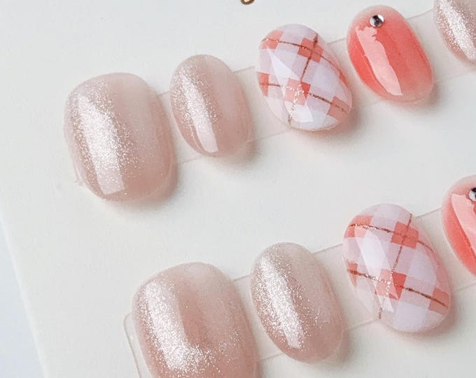 Rose Quartz Radiance | Press on nails