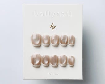 Golden Pointe Française | Press on nails