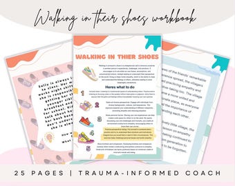 Walking in Their Shoes | Perspective-Taking Workbook | Empathy & Emotional Awareness Printable