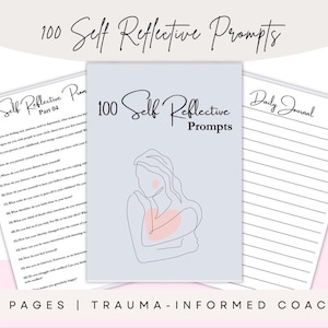 100 Self-Reflection Prompts – Printable Journal Prompts for Personal Growth & Mindfulness