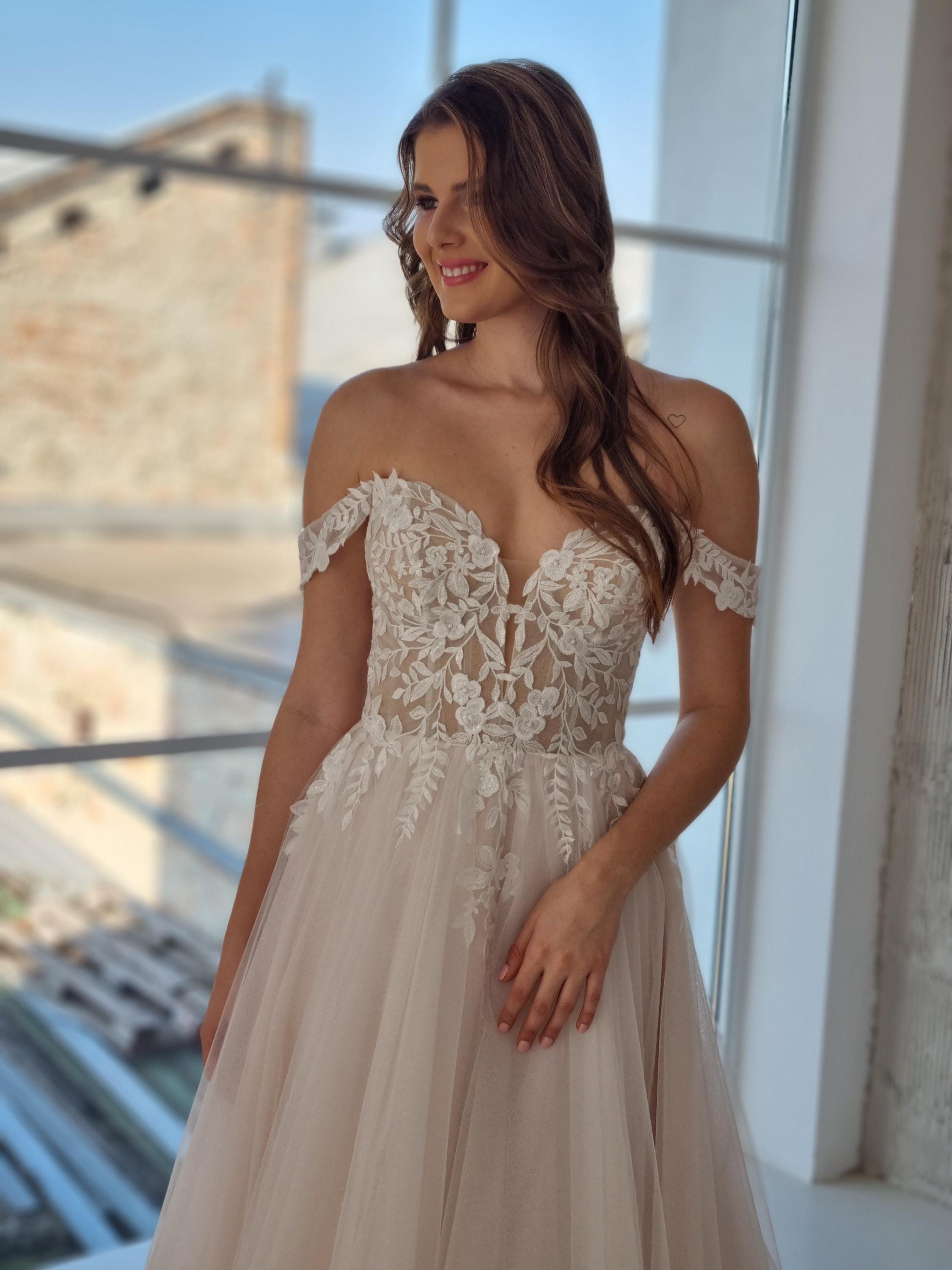slim fit dress slacks Rachel Allan Bridal RB6178 - Long Tulle, Glitter Tulle Ballgown Dress main image 1