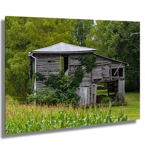 Impression de grange rustique : décoration murale ferme Ohio Backroads