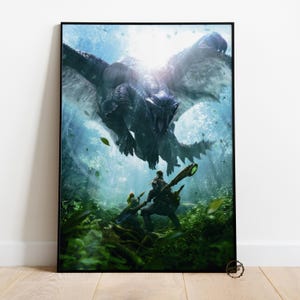 Monster Hunter World Canvas Print: Aiden Wall Decor