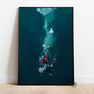 Kingdom Hearts Poster | Sora Wall Decor | Rolled Canvas Print | Gift Video Game Poster • 2