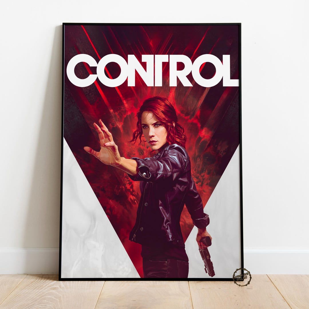 Control Rework Poster Control Poster | Jesse Faden Wall Decor | Rolled Canvas Print | Gift ...