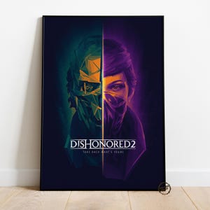 Dishonored Poster | Emily Kaldwin Wall Decor | Rolled Canvas Print | Gift Video Game Poster • 3