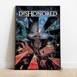 Dishonored Poster | Emily Kaldwin Wall Decor | Rolled Canvas Print | Gift Video Game Poster