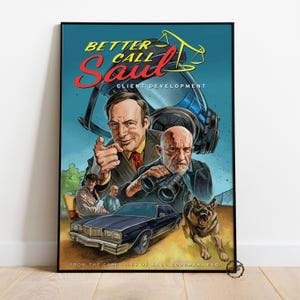Better Call Saul Poster | Saul Goodman Wall Decor | Rolled Canvas Print | Gift TV Show Poster • 2