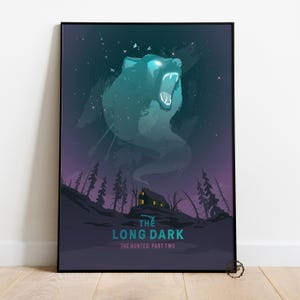 The Long Dark Poster | Survival Game Wall Decor | Rolled Canvas Print | Gift Video Game Poster