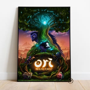 Ori and the Blind Forest Poster | Naru Wanddekor | Leinwanddruck gerollt | Geschenk Videospiel Poster • 2