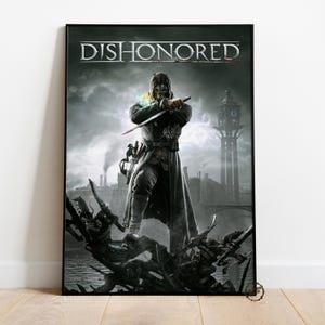 Dishonored Poster | Emily Kaldwin Wall Decor | Rolled Canvas Print | Gift Video Game Poster • 4