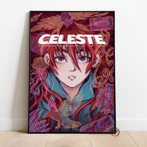 Celeste Poster | Madeline Wall Decor | Rolled Canvas Print | Gift Video Game Poster • 2