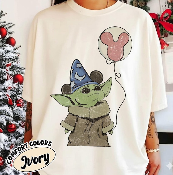 Baby Yoda Disney Shirt, Grogu Mickey Balloon Tee, Star Wars Disney Trip Shirt, Cute Mandalorian Grogu Tee, Star Wars Baby Yoda Shirt