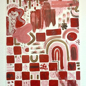 UNIQUE - Self-painted acrylic painting on canvas