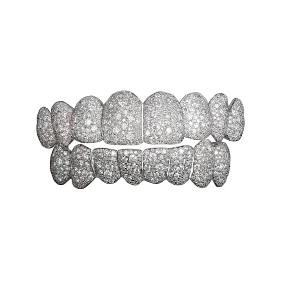 Custom Galaxy Moissanite Grillz: Iced Out Hip Hop Teeth Jewelry - Etsy