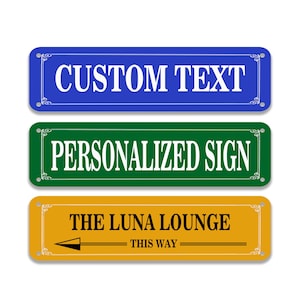 Custom Metal Hanging Plaque,Personalized Sign for Wall,Custom Outdoor Sign,Aluminum Metal Sign,Parking Sign,Kids Room Sign,Waterproof Signs