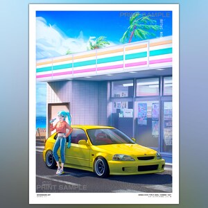 Civic Type R Ek9 Poster - Etsy