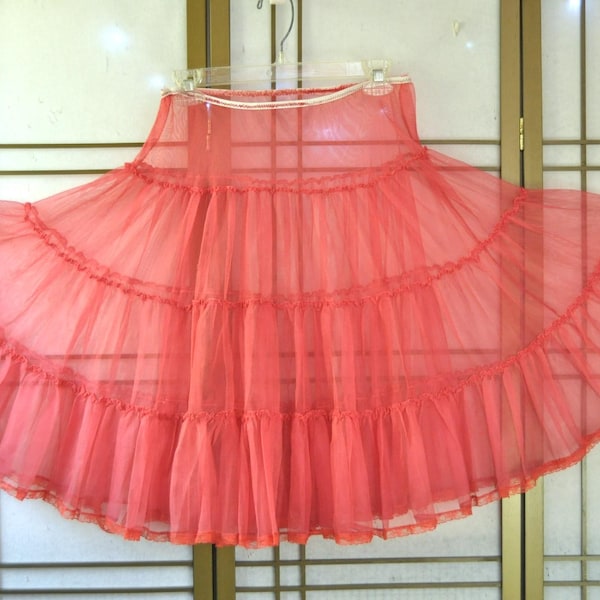 Knee Length Deluxe Crinoline Petticoat Costume Skirt - Costume Accessory main image 1