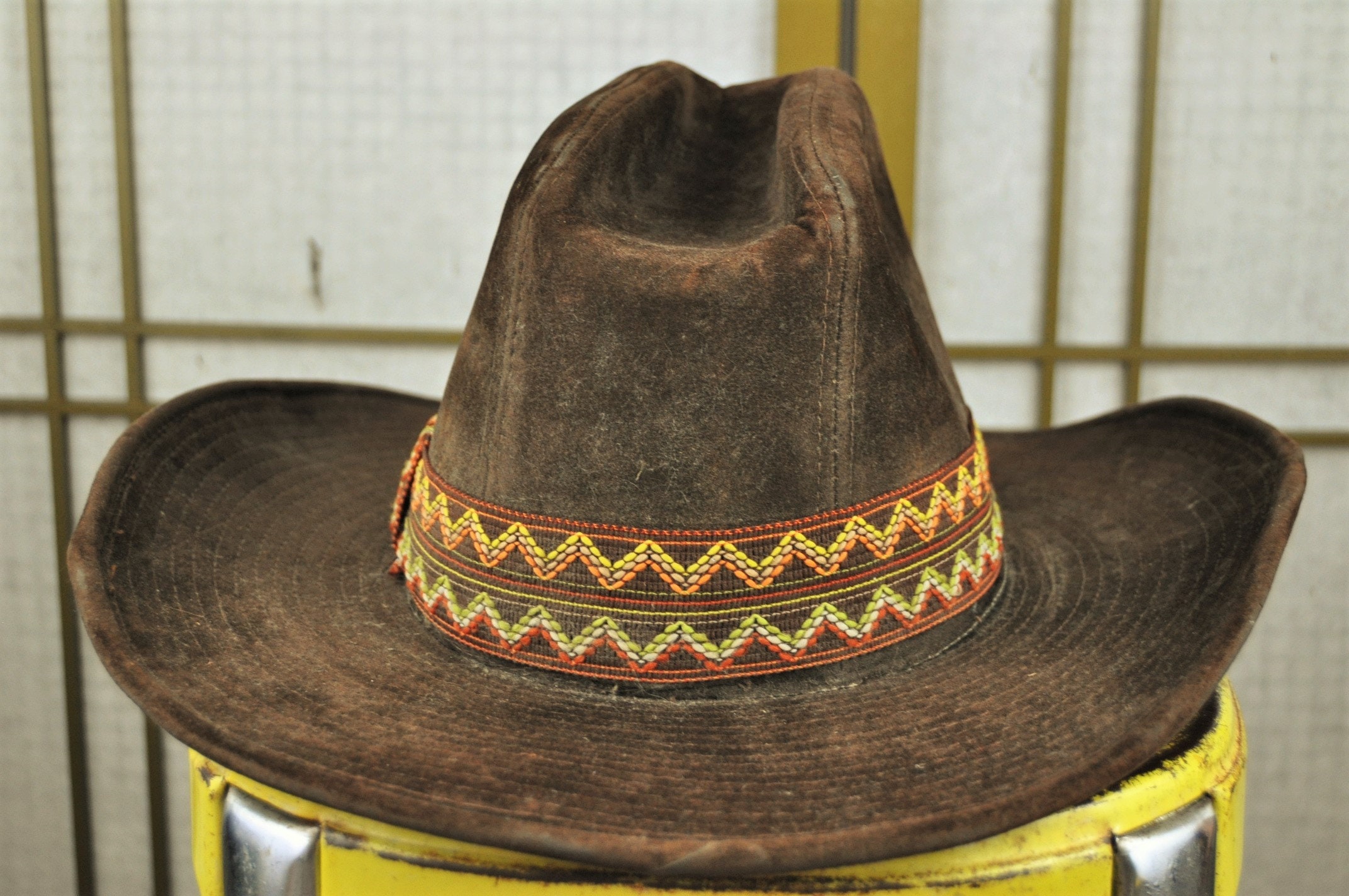 Vintage Western Cowboy Hat 70s 80s 
