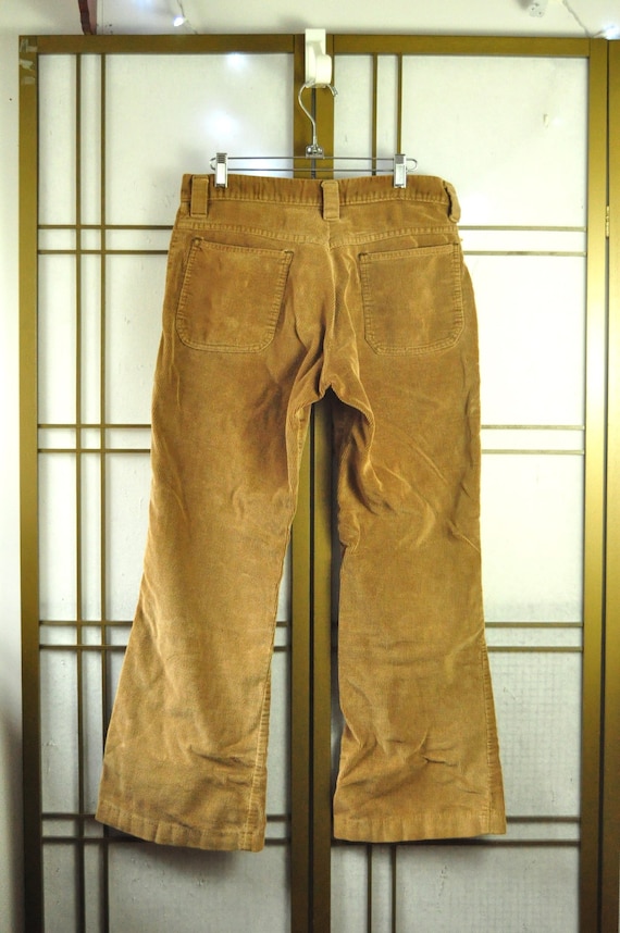 Vintage Mens Corduroy Sports Pants Slacks 80s 70s… - image 2