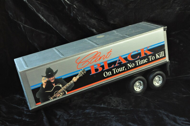 Vintage Metal Toy Semi Truck Clint Black on Tour 1983 Buddy L Etsy