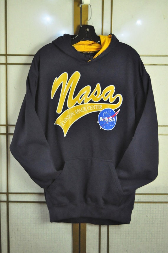 Vintage Hoodie NASA Johnson Space Center Pullover 
