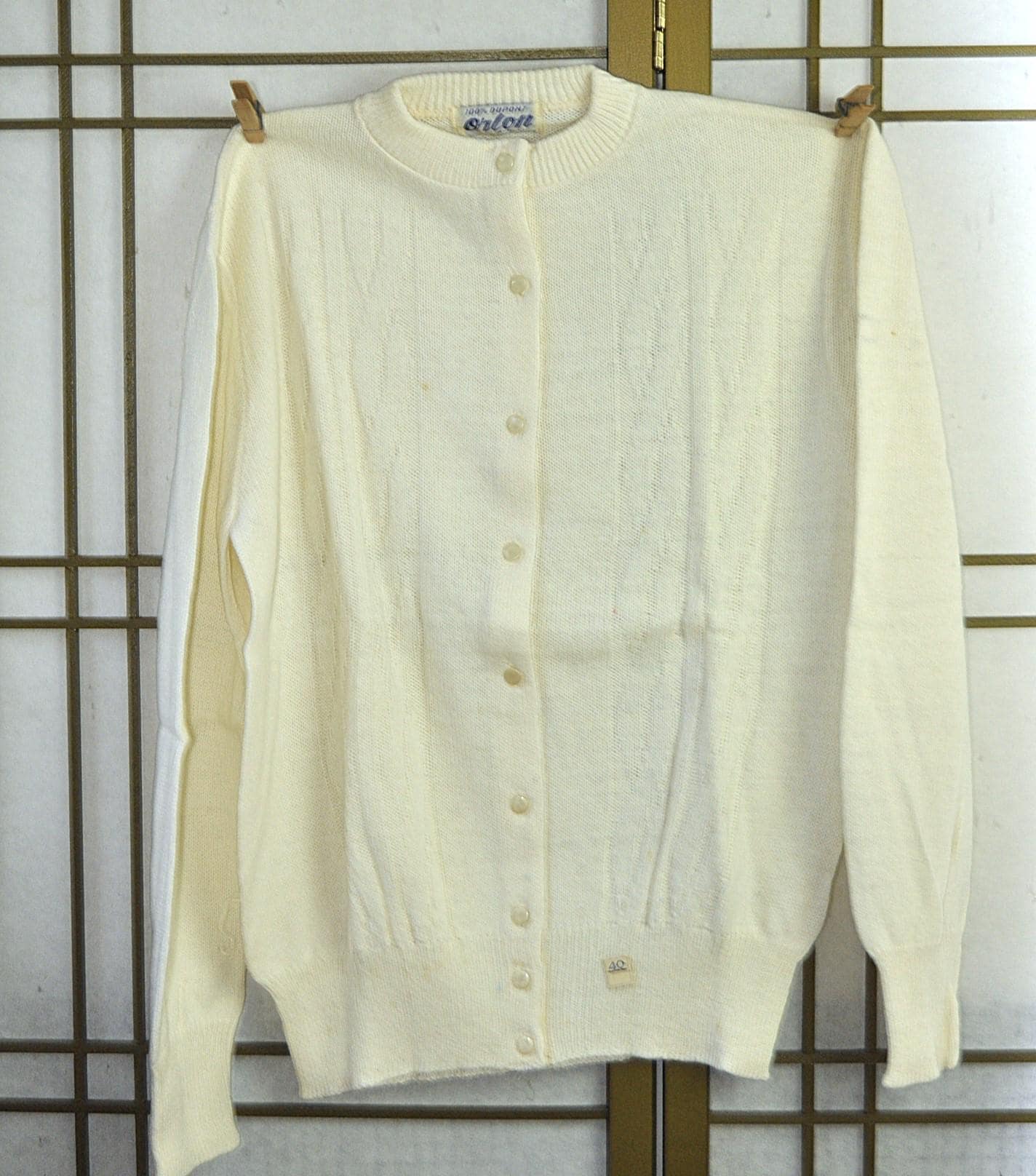 50's Acrylic Sweater - Etsy